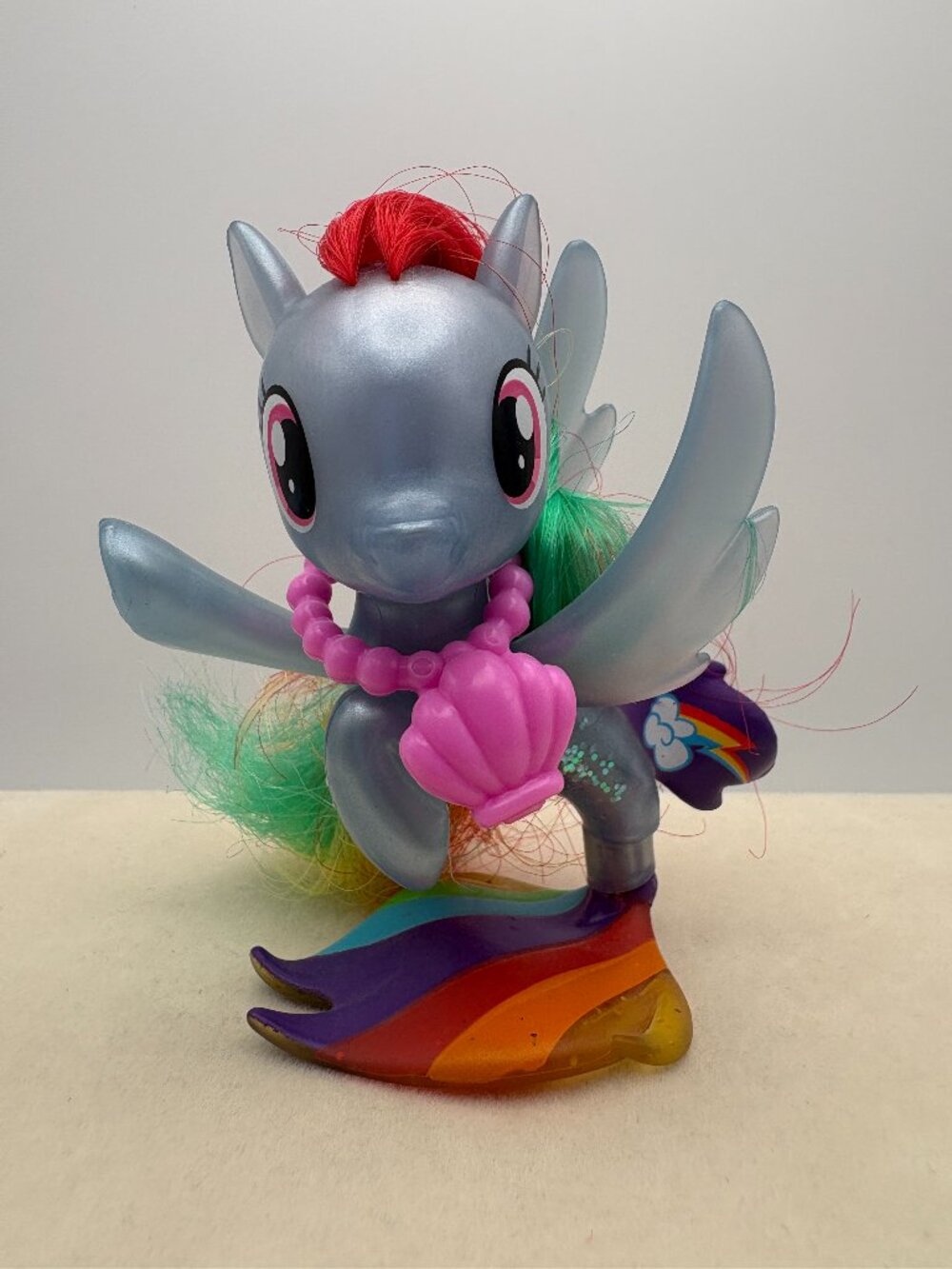 My Little Pony (MLP) Rainbow Dash Pearlescent Seapony 2016 OG Hair (MLP: LT3-36)